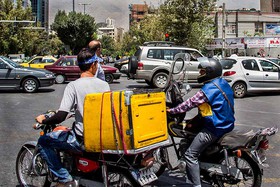 صدور حکم جریمه نقدی برای پیک موتوری متخلف در بجنورد پیکموتوری