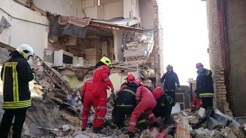 انفجار گاز در سبزوار ۴ مجروح بر جای گذاشت انفجار گاز