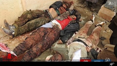 کشته شدن 17 داعشی در صلاح الدین عراق حمله خونین داعش علیه نیروهای کُرد سوریه
