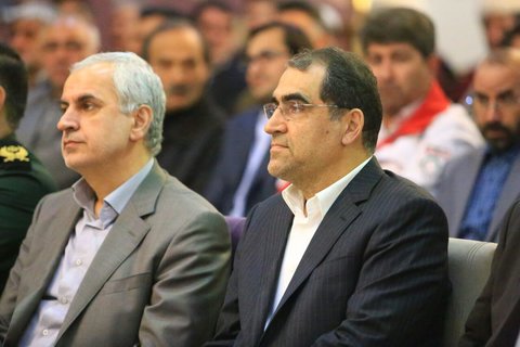 ۵ طرح بهداشتی و درمانی در خراسان شمالی افتتاح شد وزیر بهداشت
