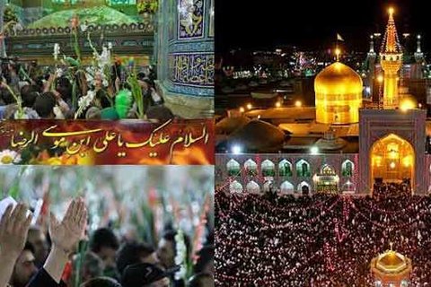 ویژه برنامه تحویل سال نو در حرم مطهر رضوی برگزار می شود حرم رضوی - کراپشده