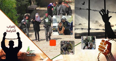 الأسرى يواصلون إضرابهم لليوم الخامس الاسرى