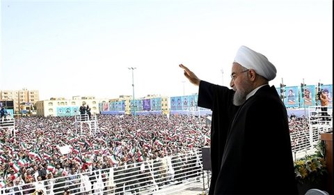 عکس/ اولین توئیت روحانی بعد از پیروزی در انتخابات روحانی