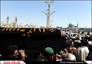 مراسم تشییع پیکر همسر آیت الله علمالهدی امام جمعه مشهد مقدس و نماینده ولی فقیه در استان خراسان