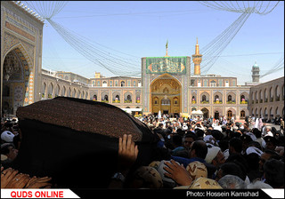 مراسم تشییع پیکر همسر آیت الله علمالهدی امام جمعه مشهد مقدس و نماینده ولی فقیه در استان خراسان