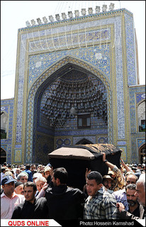 مراسم تشییع پیکر همسر آیت الله علمالهدی امام جمعه مشهد مقدس و نماینده ولی فقیه در استان خراسان