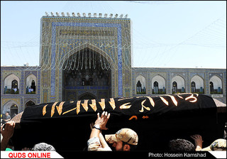 مراسم تشییع پیکر همسر آیت الله علمالهدی امام جمعه مشهد مقدس و نماینده ولی فقیه در استان خراسان