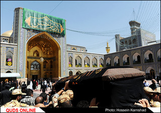 مراسم تشییع پیکر همسر آیت الله علمالهدی امام جمعه مشهد مقدس و نماینده ولی فقیه در استان خراسان