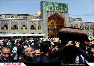 مراسم تشییع پیکر همسر آیت الله علمالهدی امام جمعه مشهد مقدس و نماینده ولی فقیه در استان خراسان
