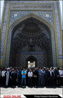 مراسم تشییع پیکر همسر آیت الله علمالهدی امام جمعه مشهد مقدس و نماینده ولی فقیه در استان خراسان