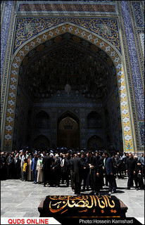 مراسم تشییع پیکر همسر آیت الله علمالهدی امام جمعه مشهد مقدس و نماینده ولی فقیه در استان خراسان