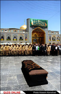 مراسم تشییع پیکر همسر آیت الله علمالهدی امام جمعه مشهد مقدس و نماینده ولی فقیه در استان خراسان