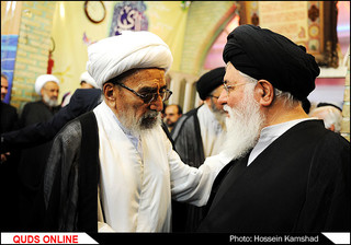 مراسم تشییع پیکر همسر آیت الله علمالهدی امام جمعه مشهد مقدس و نماینده ولی فقیه در استان خراسان