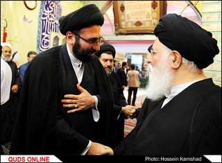 مراسم تشییع پیکر همسر آیت الله علمالهدی امام جمعه مشهد مقدس و نماینده ولی فقیه در استان خراسان