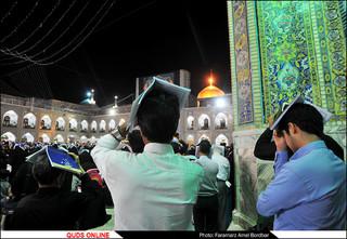 مراسم شب نوزدهم ماه مبارک رمضان در حرم مطهر حضرت رضا (ع)