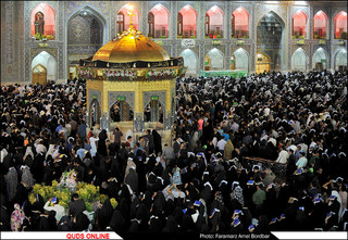 مراسم شب نوزدهم ماه مبارک رمضان در حرم مطهر حضرت رضا (ع)