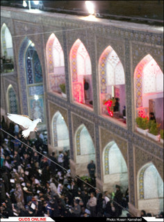 مراسم احیاء شب بیست و سوم ماه رمضان در حرم مطهر رضوی برگزار شد