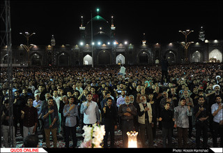 مراسم احیاء شب بیست و سوم ماه رمضان در حرم مطهر رضوی برگزار شد