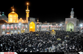 مراسم احیاء شب بیست و سوم ماه رمضان در حرم مطهر رضوی برگزار شد