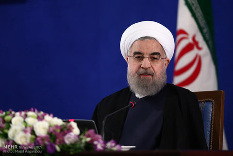 سخنرانی روحانی در دیدار و ضیافت افطار با علما و روحانیون حسن روحانی