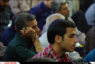 مراسم سالگرد شهدای هفتم تیر در حرم مطهررضوی