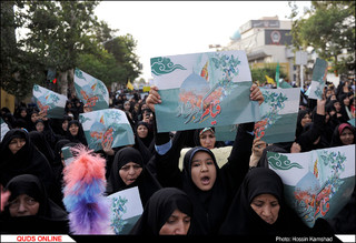 راهپیمایی مدافعان عفاف و حجاب در مشهد برگزار شد. /گزارش تصویری