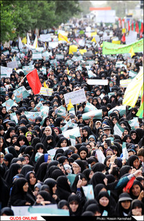 راهپیمایی مدافعان عفاف و حجاب در مشهد برگزار شد. /گزارش تصویری