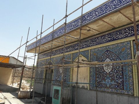 مسجد روستای باباکلان گچساران مرمت و بهسازی می شود 4