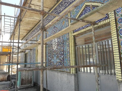مسجد روستای باباکلان گچساران مرمت و بهسازی می شود 5