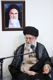 رهبر معظم انقلاب اسلامی در دیدار خانواده شهید محسن حججی