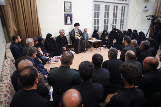 رهبر معظم انقلاب اسلامی در دیدار خانواده شهید محسن حججی