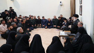 رهبر معظم انقلاب اسلامی در دیدار خانواده شهید محسن حججی