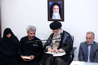 رهبر معظم انقلاب اسلامی در دیدار خانواده شهید محسن حججی