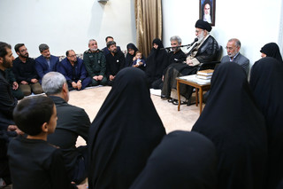 رهبر معظم انقلاب اسلامی در دیدار خانواده شهید محسن حججی