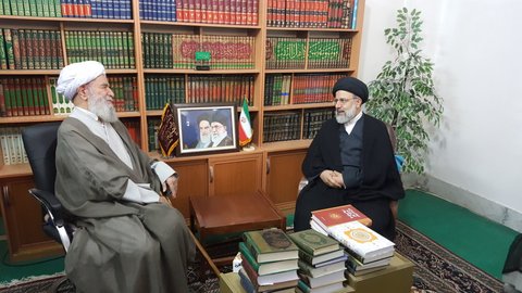 تولیت آستان قدس رضوی با آیت الله مهمان نواز دیدار کرد دیدار تولیت آستان قدس رصوی