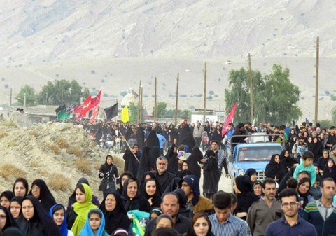اجتماع عظیم عزاداران رضوی در شهرستان بهبهان برگزار میشود همایش پیاده روی