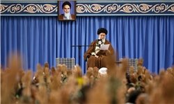 جوانان مؤمن با نابود کردن داعش امریکای مستکبر را به زانو درآوردند رهبر معظم انقلاب