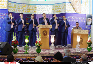 مراسم جشن روز میلاد حضرت محمد (ص)در رواق امام خمینی