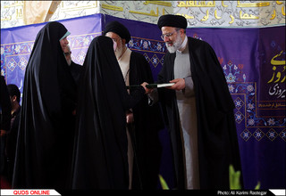 مراسم جشن روز میلاد حضرت محمد (ص)در رواق امام خمینی