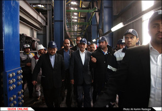 آیین افتتاح دو طرح معدنی در سنگان خواف