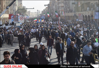 شکوه وحدت / فریاد《مرگ بر آمریکا》در آسمان اهواز طنین انداز شد