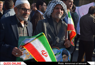 شکوه وحدت / فریاد《مرگ بر آمریکا》در آسمان اهواز طنین انداز شد