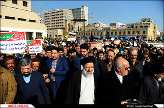 راهپیمایی تجدیدبیعت مردم مشهد با نظام جمهوری اسلامی ایران(2)