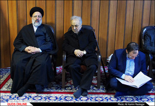 مراسم هفتمین روز درگذشت زنده یاد رضا مقدسی در مسجد رضا مشهد