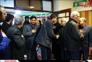 مراسم هفتمین روز درگذشت زنده یاد رضا مقدسی در مسجد رضا مشهد