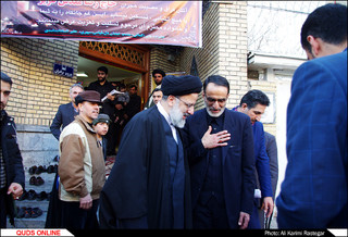 مراسم هفتمین روز درگذشت زنده یاد رضا مقدسی در مسجد رضا مشهد