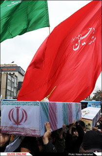 اجتماع عزاداران فاطمی در مشهد مقدس به همراه تشییع شهداء مدافع حرم و گمنام / گزارش تصویری 2