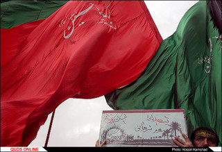 اجتماع عزاداران فاطمی در مشهد مقدس به همراه تشییع شهداء مدافع حرم و گمنام / گزارش تصویری 2