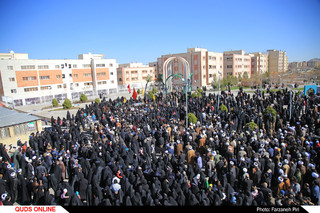 تشییع پیکر 6 شهید گمنام دفاع مقدس در قم