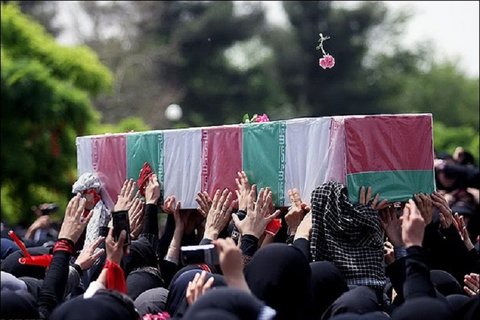 هشت شهید گمنام دفاع مقدس در بجنورد تشییع شدند تشییع شهدای گمنام